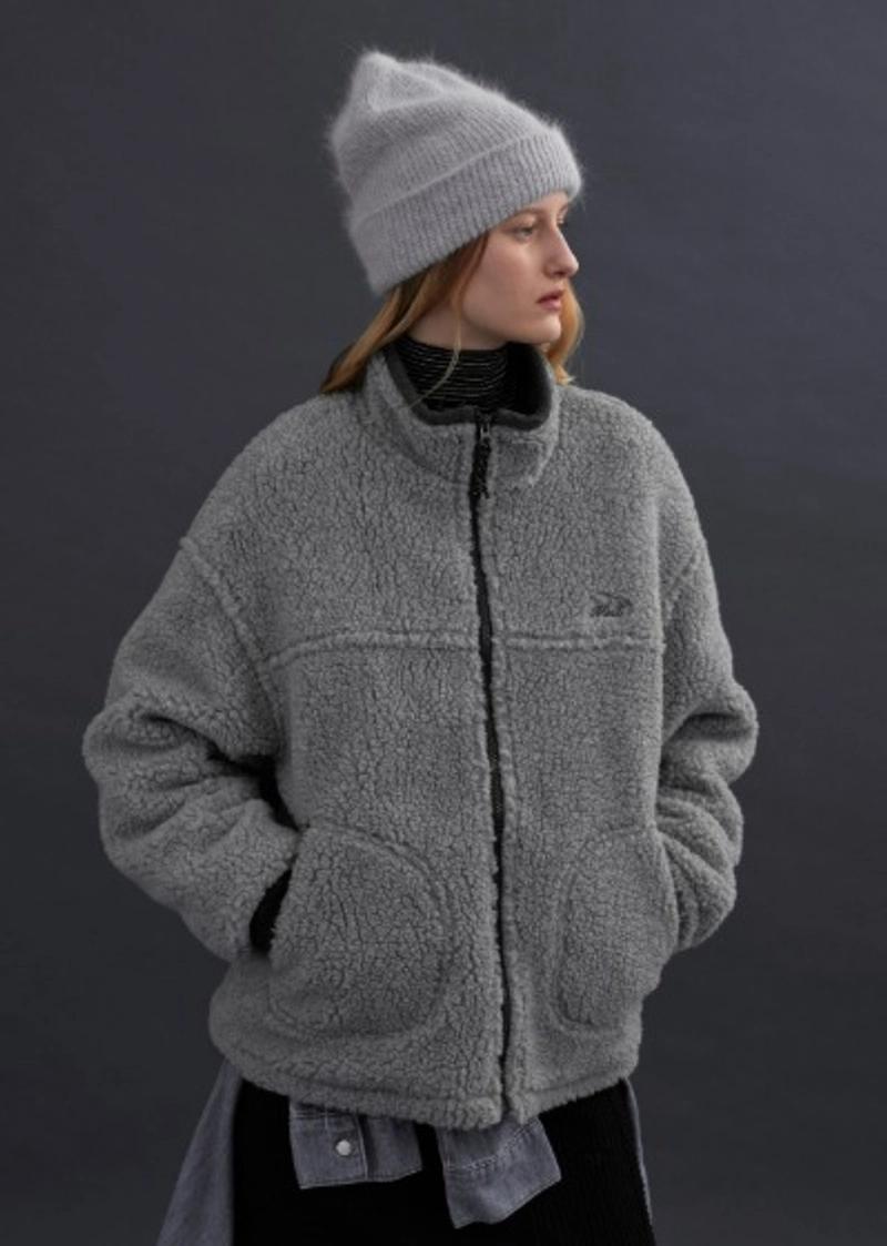 MOAT - OVER-FIT FLEECE JUMPER (ash gray)