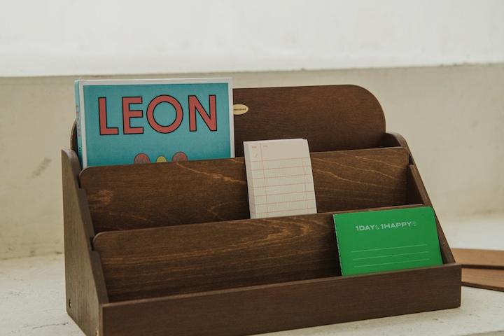 [8%쿠폰]포스트팔레트(Post Palette),종이수납함 데스크정리 /2color