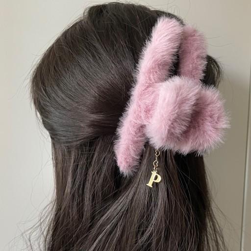 ⛄️인조퍼 이니셜 집게핀(써지컬)