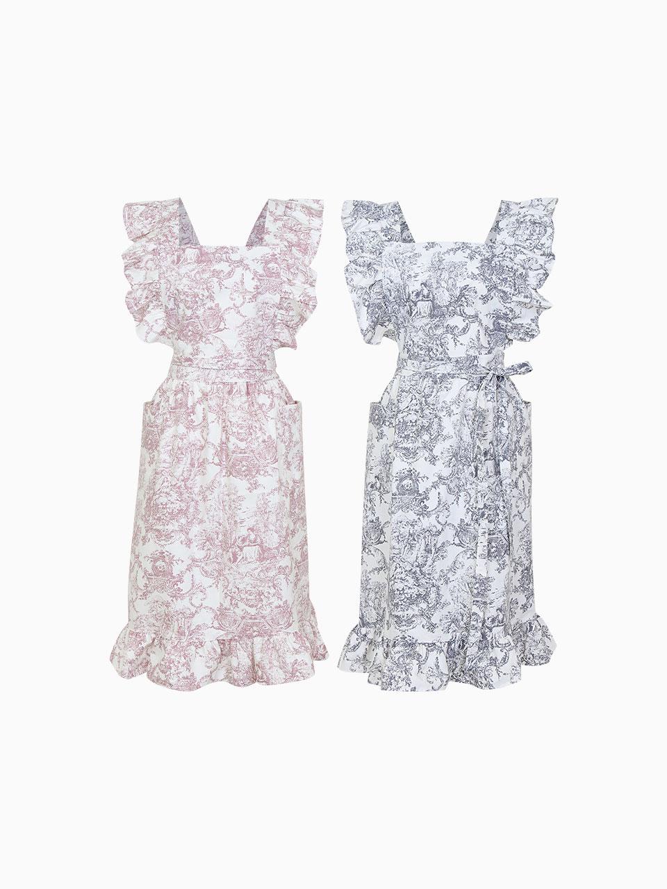 여성 팰리스 코튼혼방 앞치마(2C) 24-06131