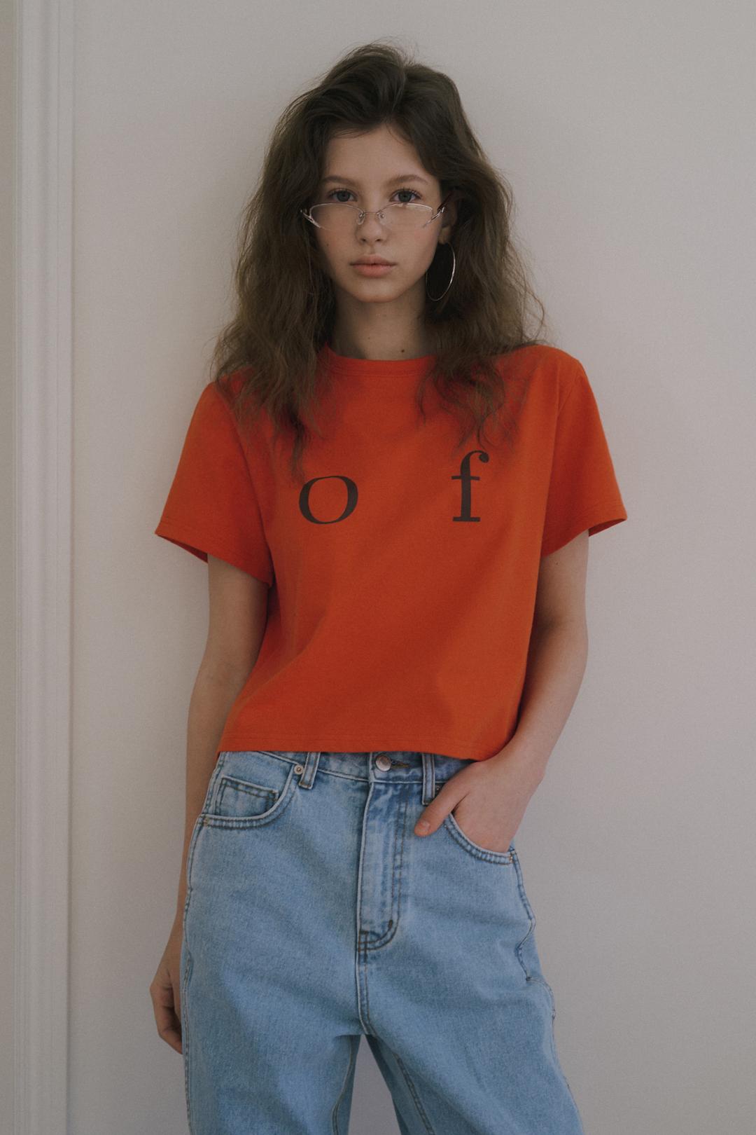 OF LOGO T-SHIRT_RED