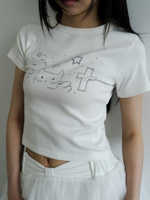 SWEAT LIL KIRI TOP _WHITE