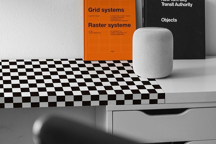 체커보드 블랙 화이트 모던 힙 체스 시트지 HEM-020