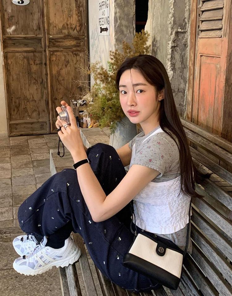 [PRE-ORDER 3/13~3/20][차정원 착용] town bag (mini-cross) - herringbone ivory