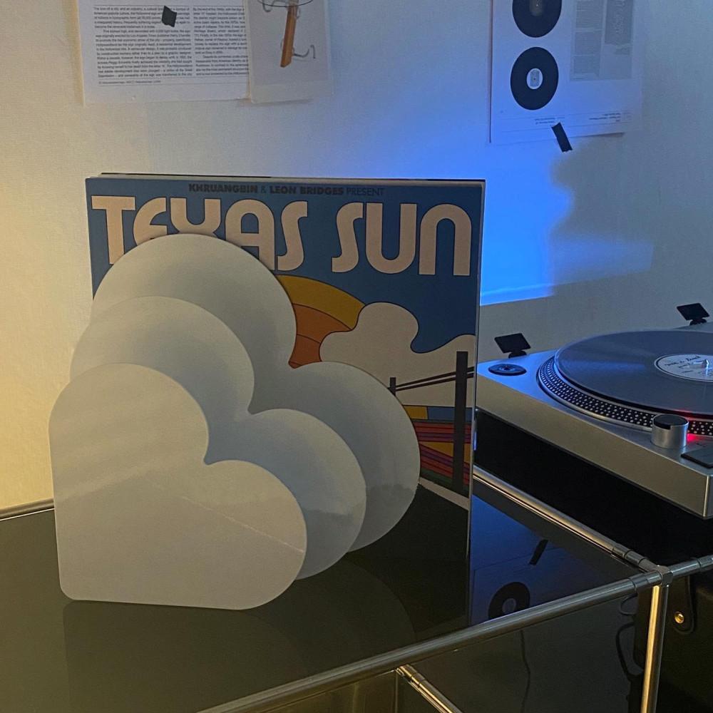 철제하트 4단 LP수납 매거진랙 잡지꽂이 얇은수납장