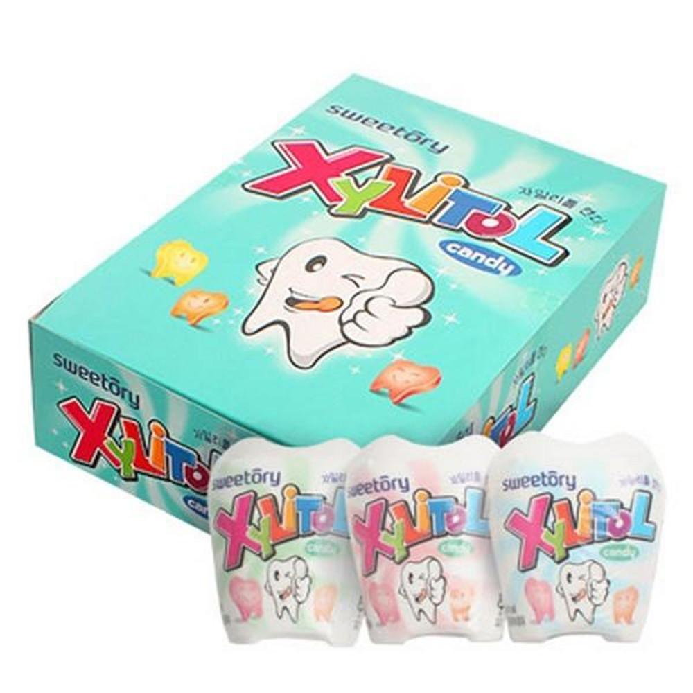 아기자일리톨 사탕 이빨모양 18g 12개입 스톤
