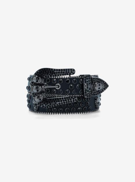 Black Bling Skull Belt | Hot Topic
