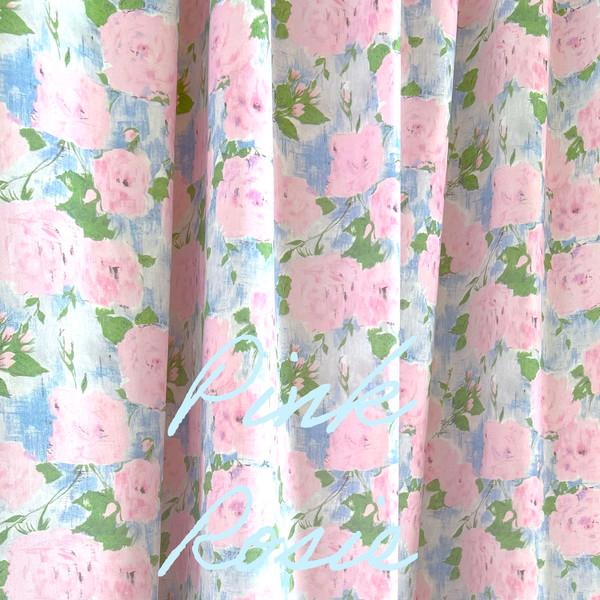 Pink Rosie Curtain