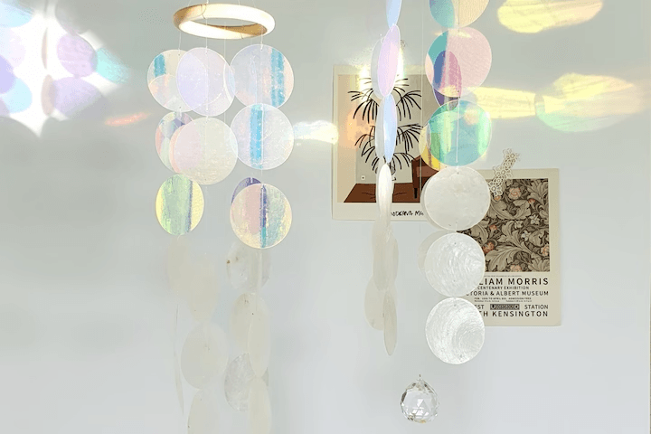 [diy] kit 은가비 노을 홀로그램 자개모빌 썬캐쳐