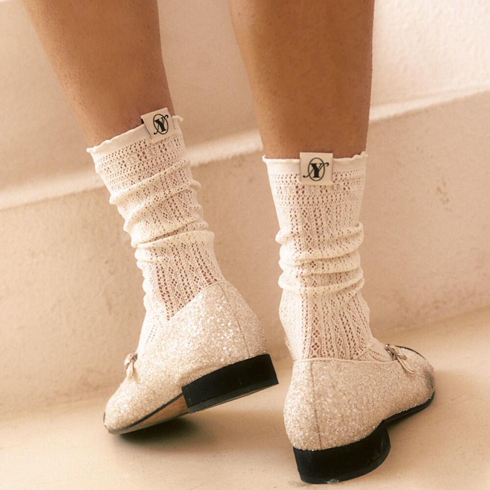 네트 레이스 양말 (2COL)