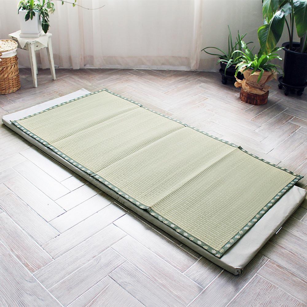 이케히코 여름 대자리 자연 돗자리 매트 마쯔1량