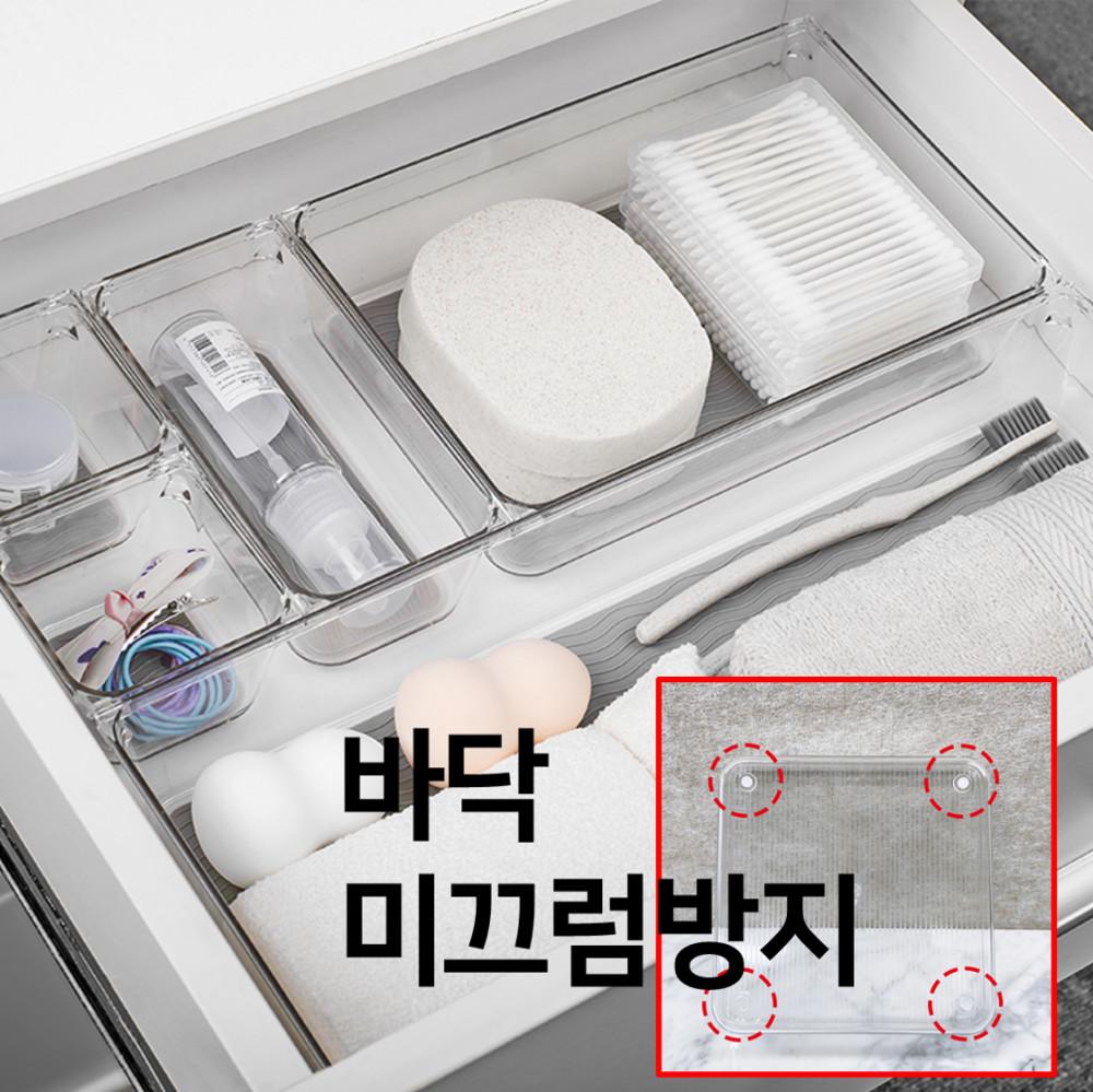 투명 사무실 책상 서랍정리함 서랍칸막이 아크릴정리함 악세사리트레이
