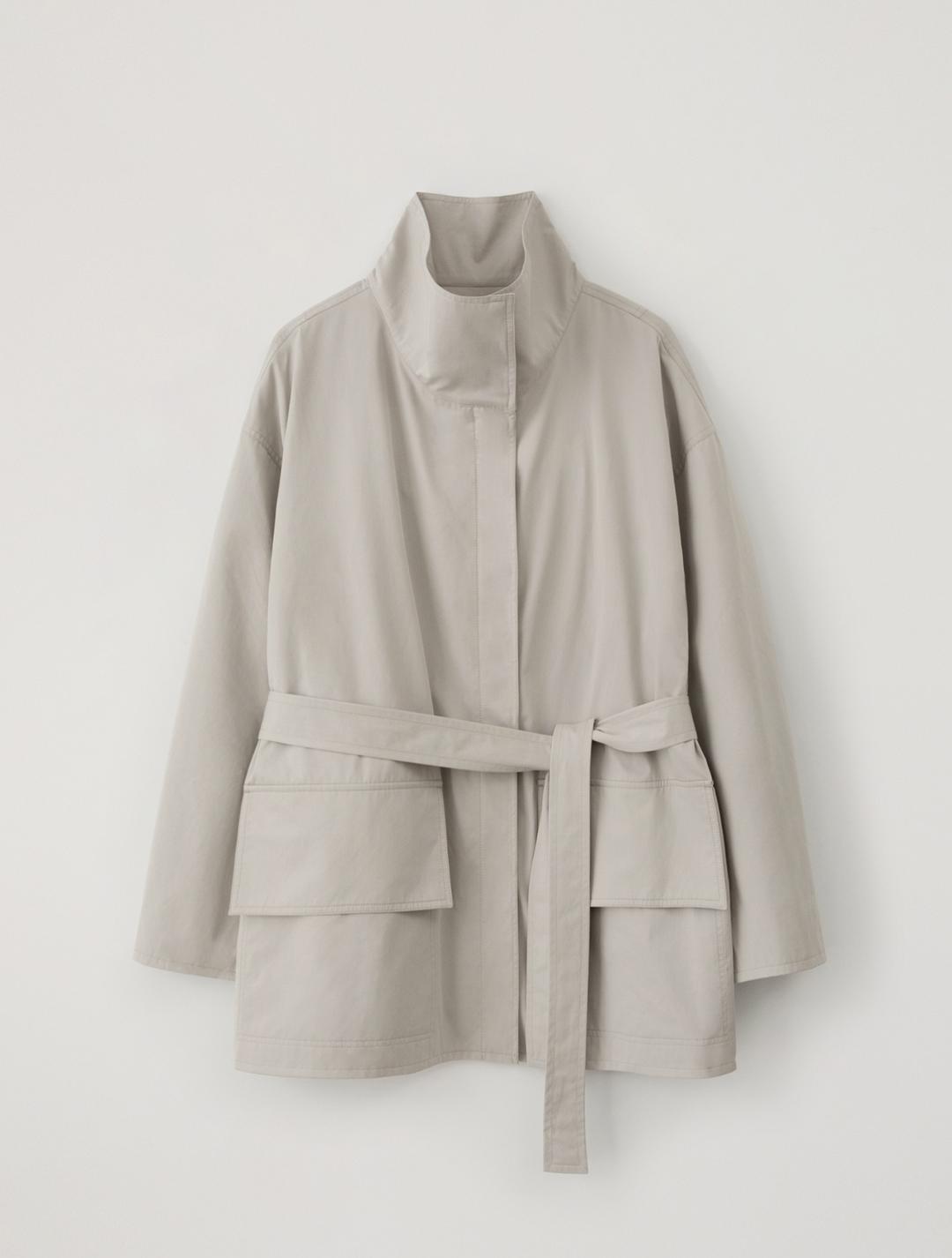 Paige Utility Jacket (Light Grey)