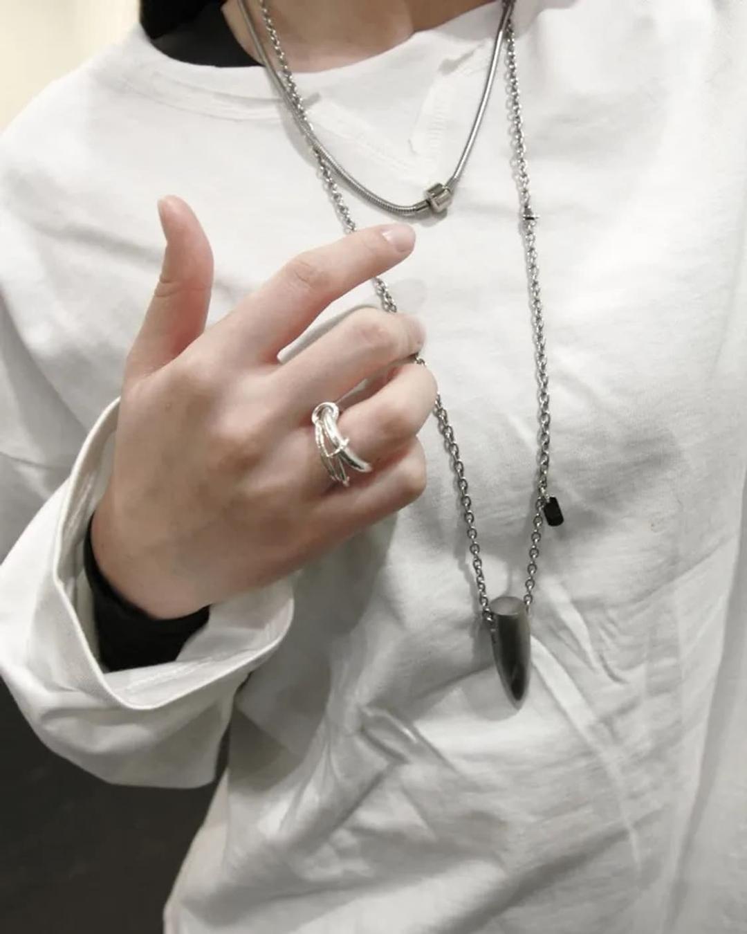 Titshouse 925실버 써클 레이어드 링 | 후루츠패밀리