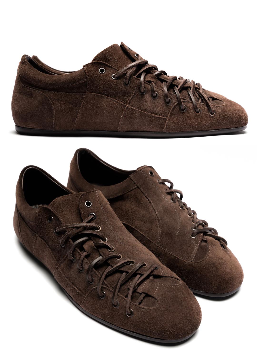 FOOTBALL SNEAKER SUEDE BROWN - EU38