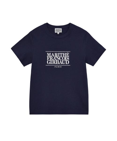 W CLASSIC LOGO TEE navy