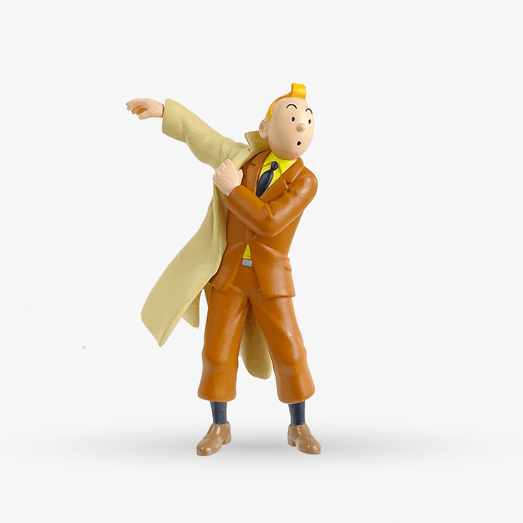 TINTIN PUTS ITS TRENCH 땡땡 트렌치 피규어