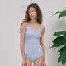pendant knit monokini - light blue