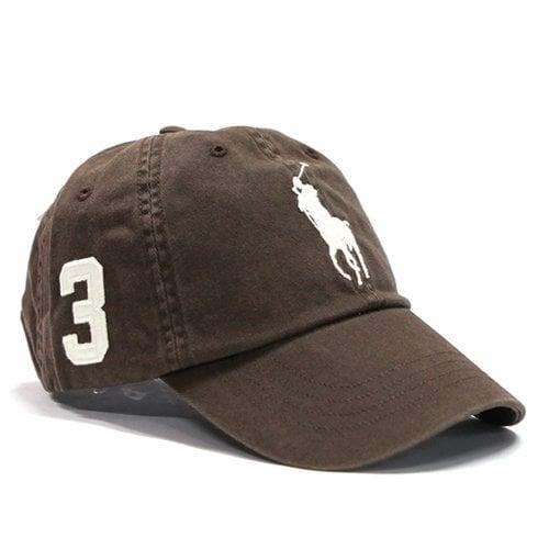 폴로랄프로렌 빅포니 볼캡 야구모자 브라운 710577053 010 캠프캡 Polo Ralphlauren
