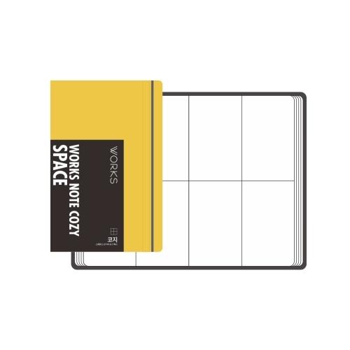 폼텍 웍스 노트 코지 스페이스 08 오렌지 맥시 104매 208P 140X214