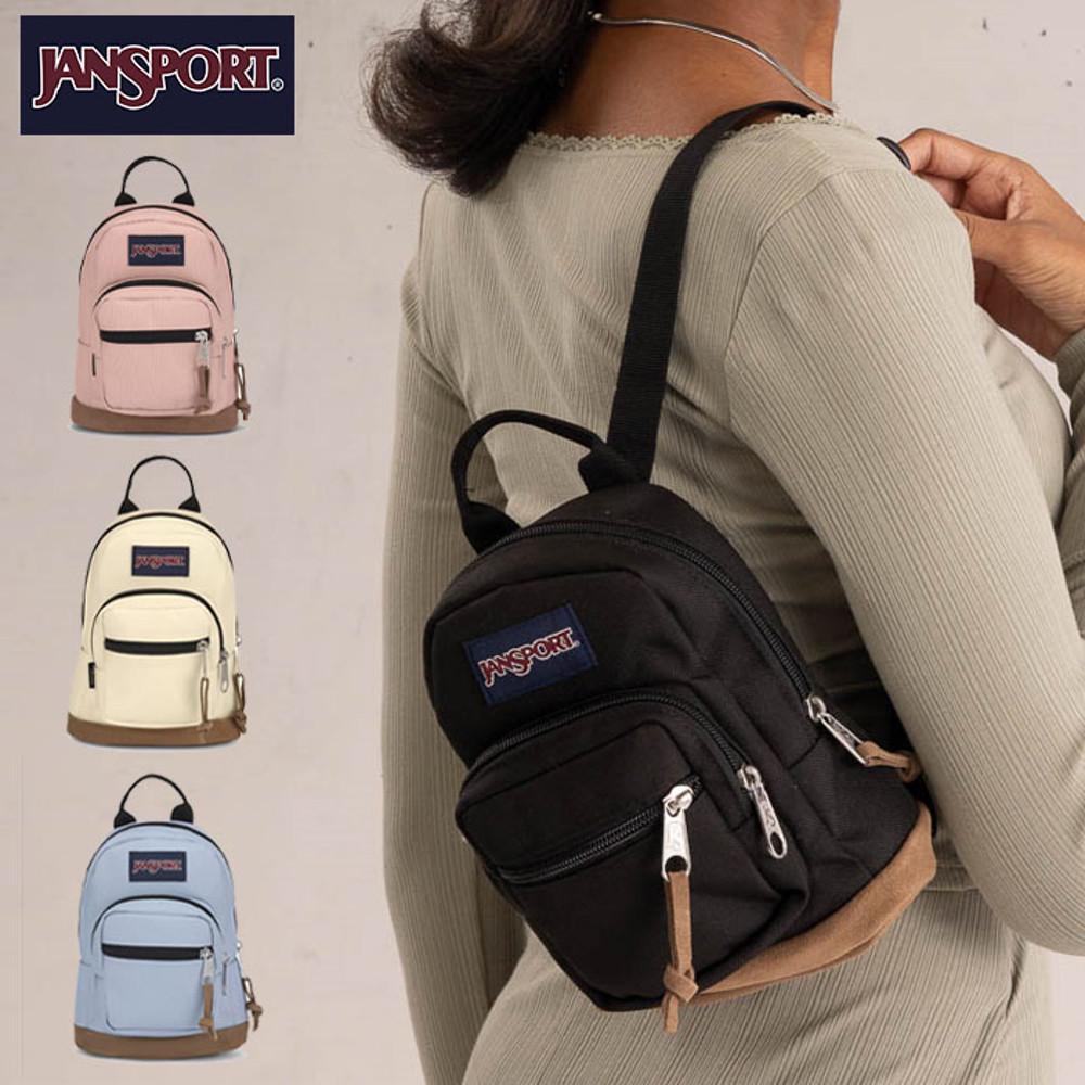 잔스포츠 라이트팩 미니 백팩 블랙 미스티 로즈 JS0A83M9