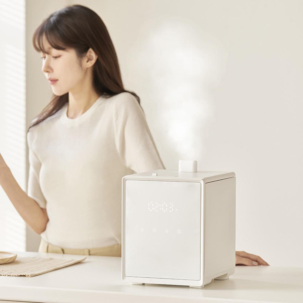 다룸 퓨어 가열식 가습기 3L 대용량 올 스텐 신생아 아기 미니 통세척 가습기