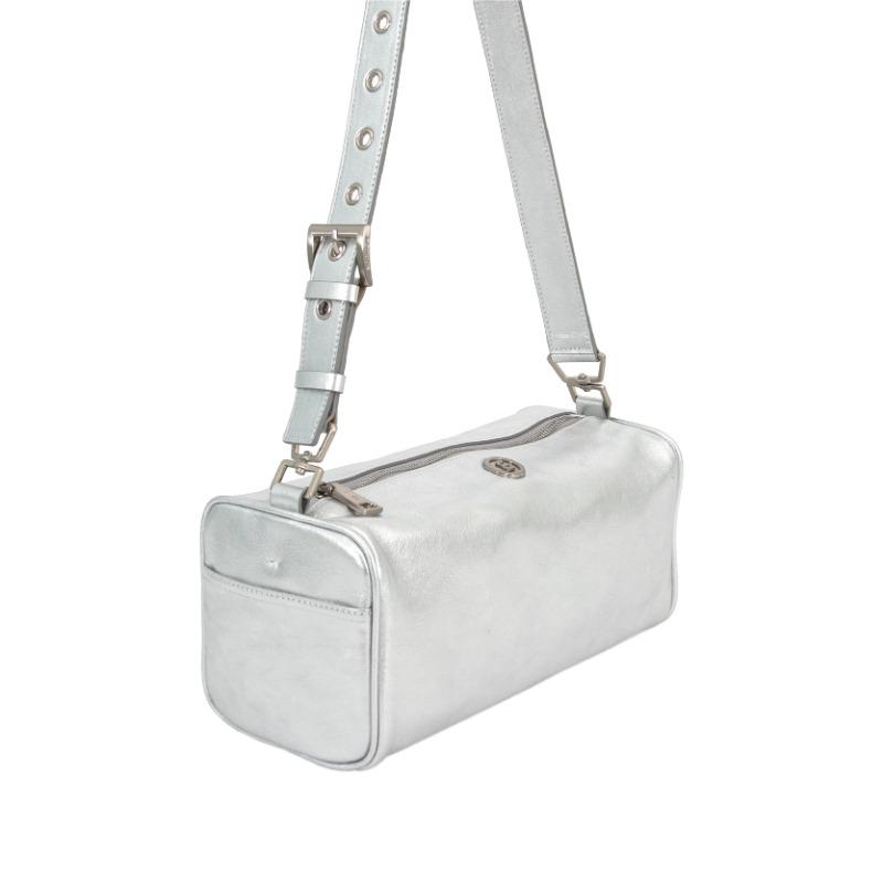 brett bag - silver