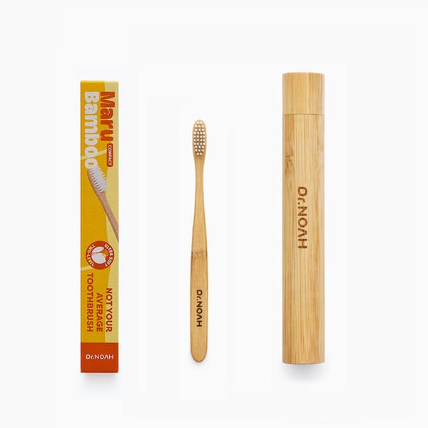 마루 대나무 칫솔 케이스 세트