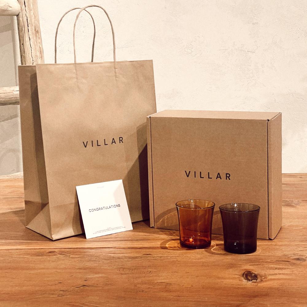 [선물포장/메시지카드] 빌라 강화유리 글라스 선물 세트 홈카페 생일 집들이