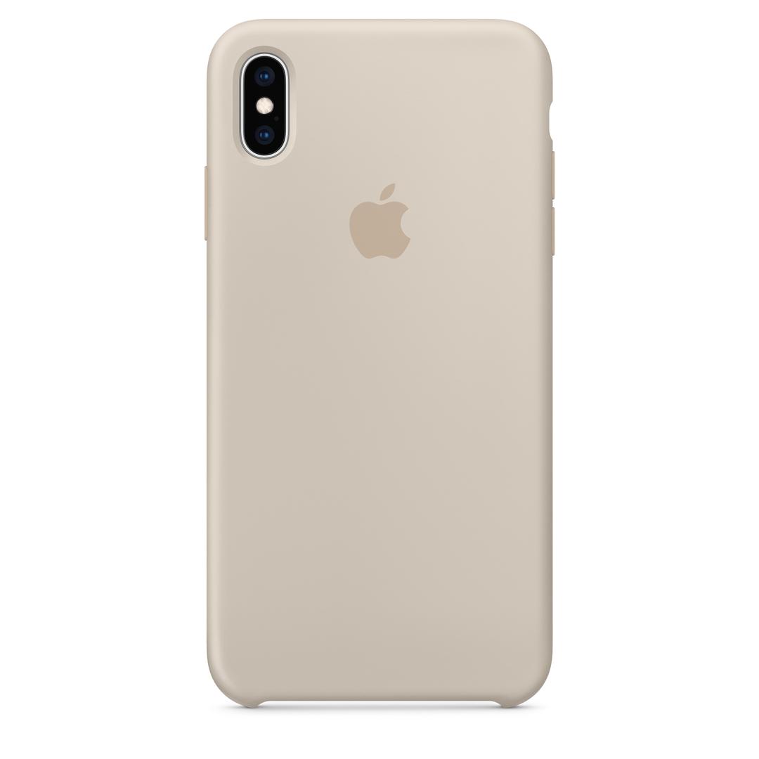 iPhone XS Max 실리콘 케이스 - 스톤