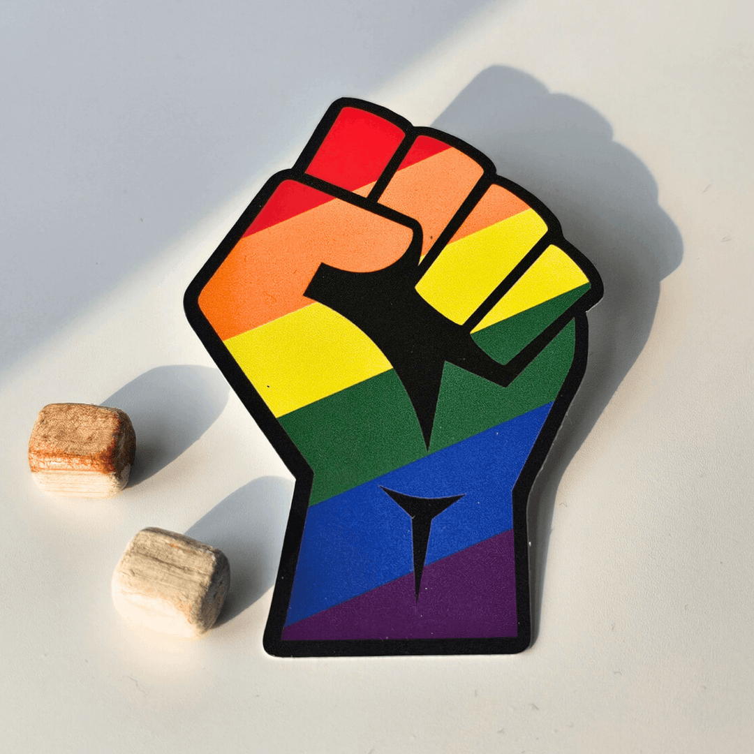 [라온] 투쟁 스티커 - 레인보우