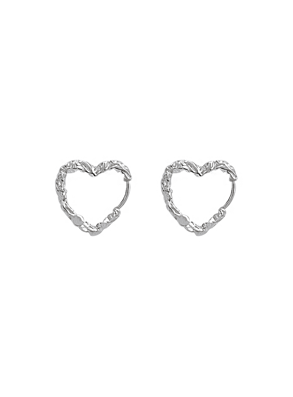 Heart Wrinkles Earrings