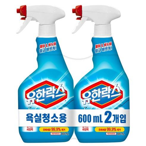 유한락스 욕실청소용 세정제, 600ml, 2개 - 욕실세정제 | 쿠팡