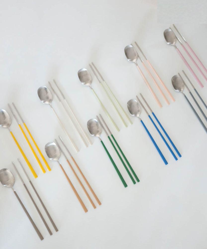 멜로즈 한수저 세트 집들이 선물 수저 세트 신혼 숟가락 젓가락