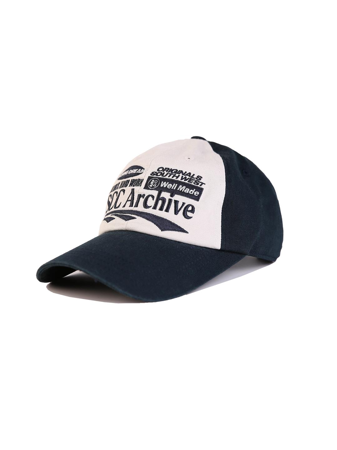 SCC ARCHIVE CAP-IVORY/BLUE GREEN