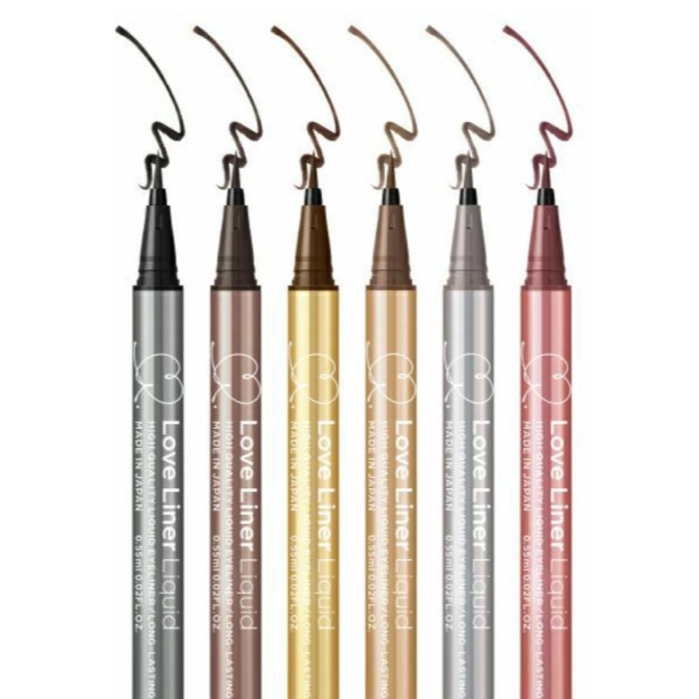 러브라이너 리퀴드 워터프루프 안번지는 붓펜 아이라이너 일본 화장품