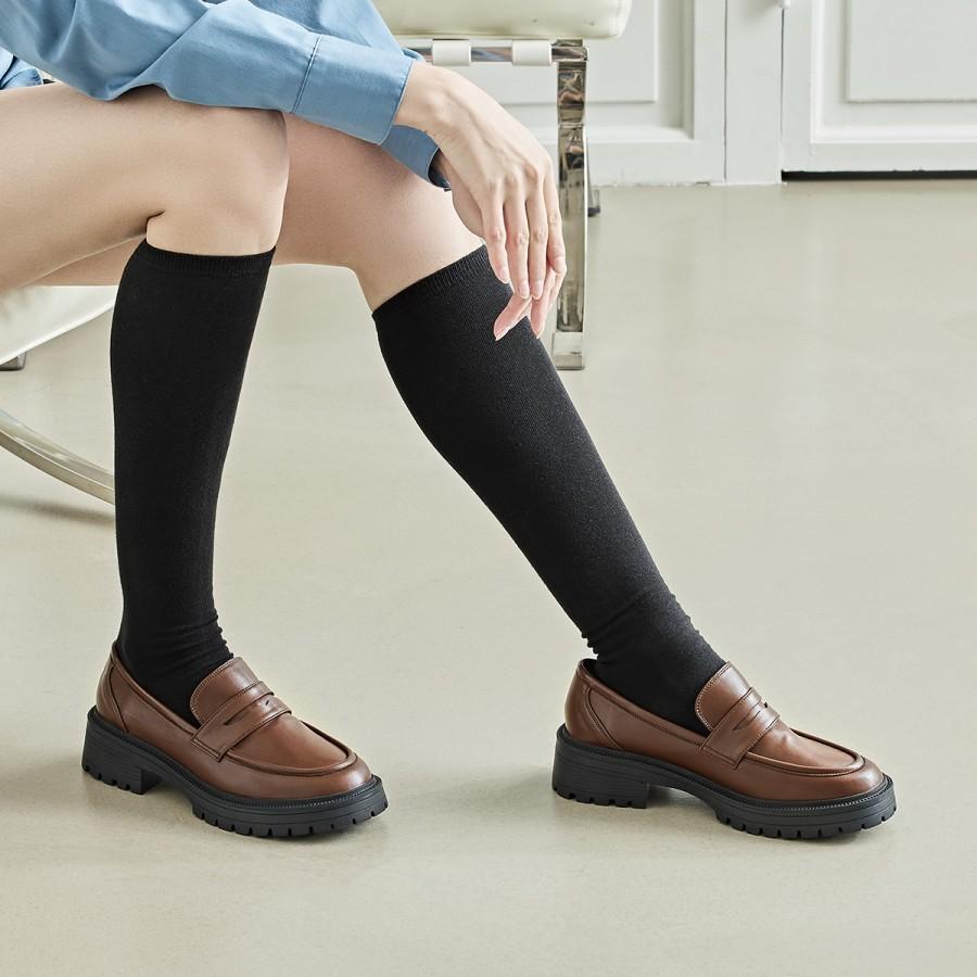 [이채연,장도연 착용] 마쯔 by 엘칸토 여성 소프트 데일리 로퍼 4.5cm LCWC50M439