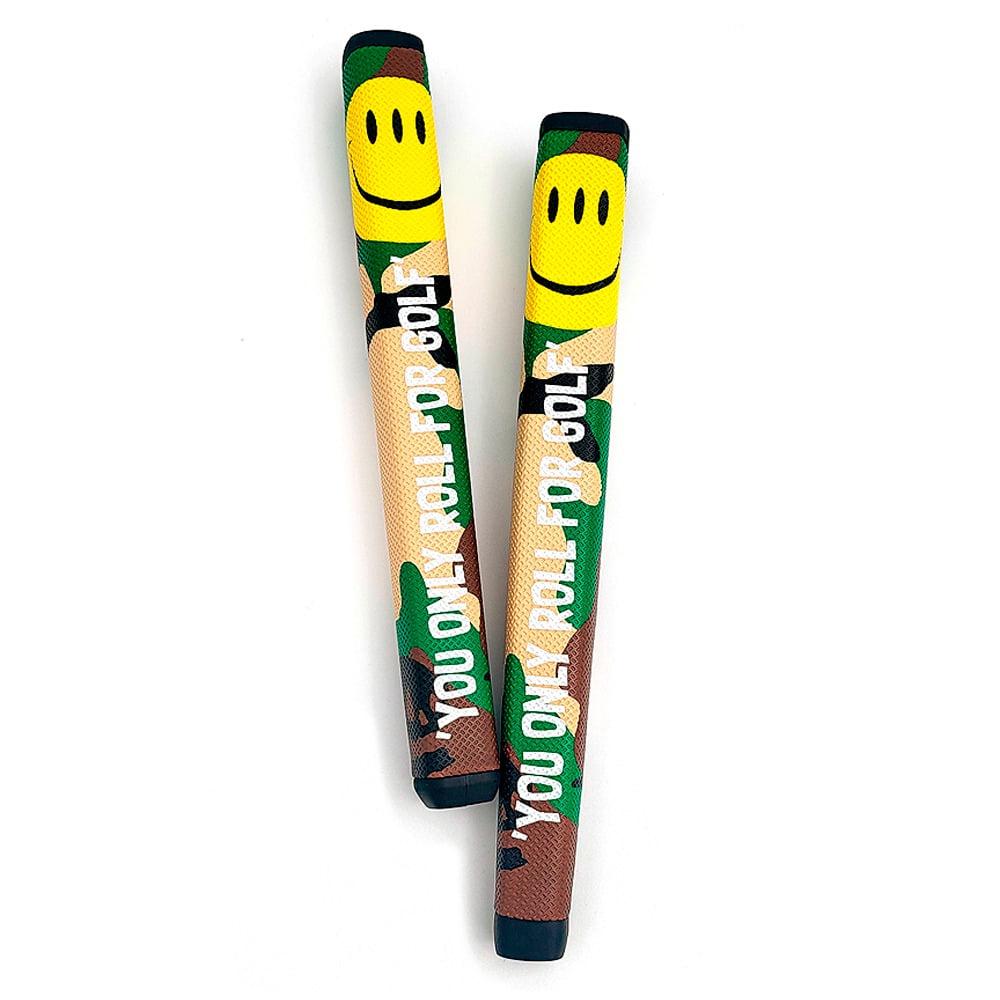 YORF 22 PUTTER GRIP SMILE WOODLAND CAMO