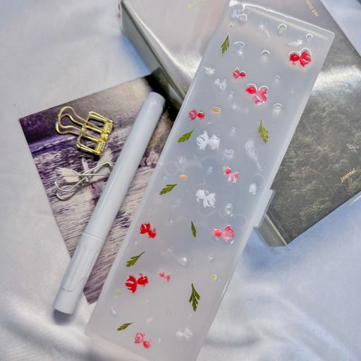 금붕어 레진 필통