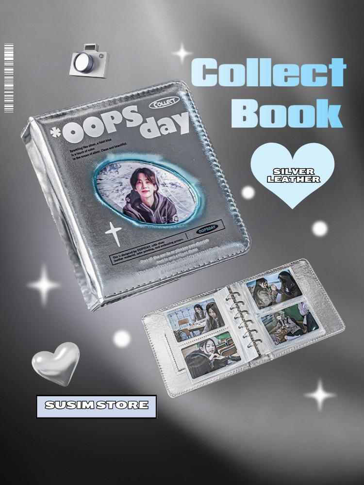 수심 Silver Leather Collect Book 실버 레더 콜렉트북 다이어리 바인더