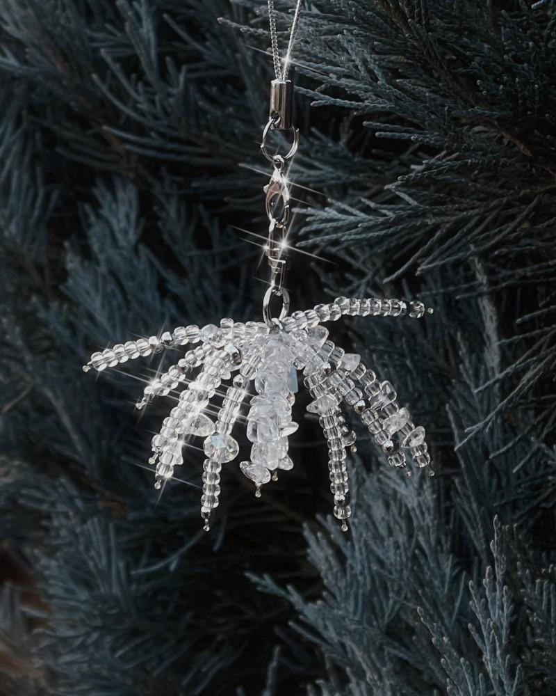 눈송이 키링 겨울이