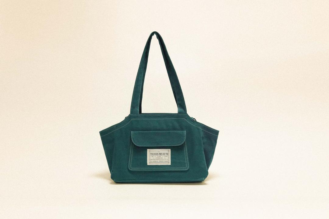 BOVOOTE  POCKET  CANVAS BAG  (green)