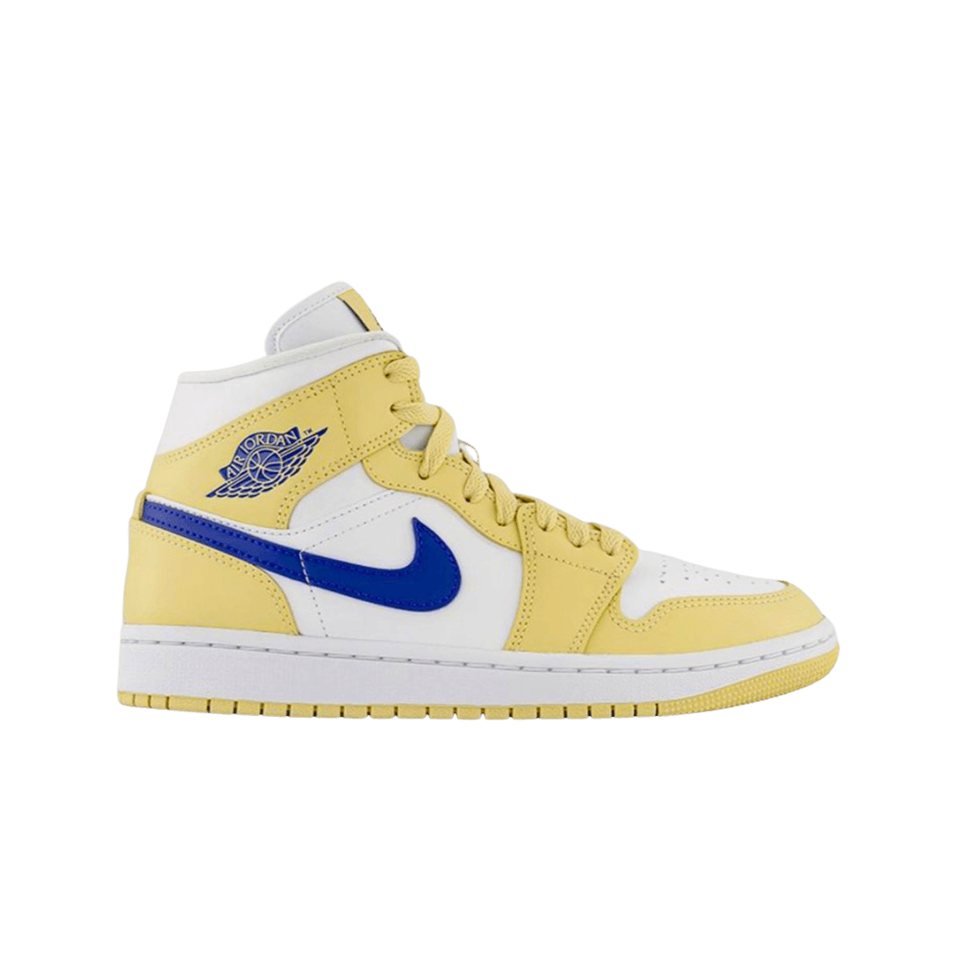 (W) Jordan 1 Mid Lemon Wash Lapis