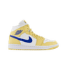 (W) Jordan 1 Mid Lemon Wash Lapis