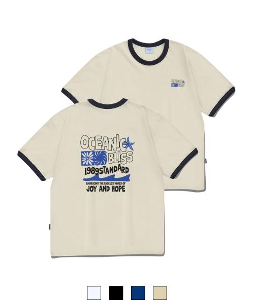 BACK JOY HOPE 쿨 코튼 링거 반팔(SRSSTD-0150)