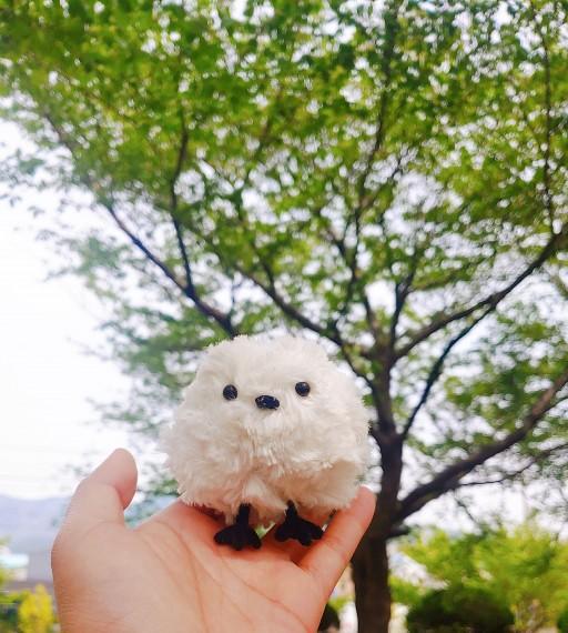 뱁하~ 뱁새인형 키링