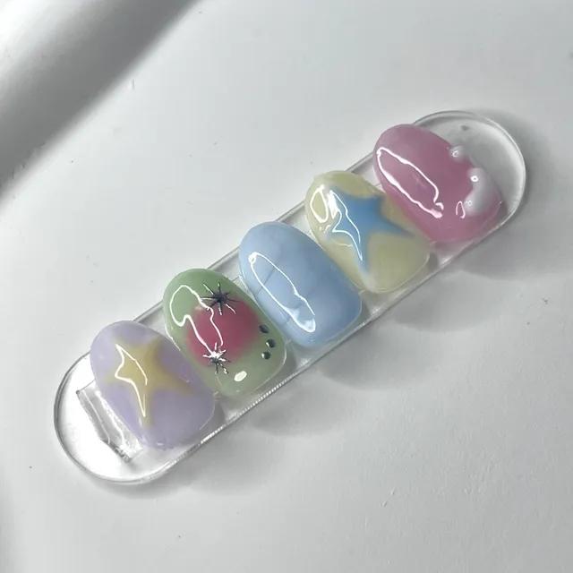 나는야 키치 girl 수제네일팁 | 키치네일 큐티네일 드로잉네일