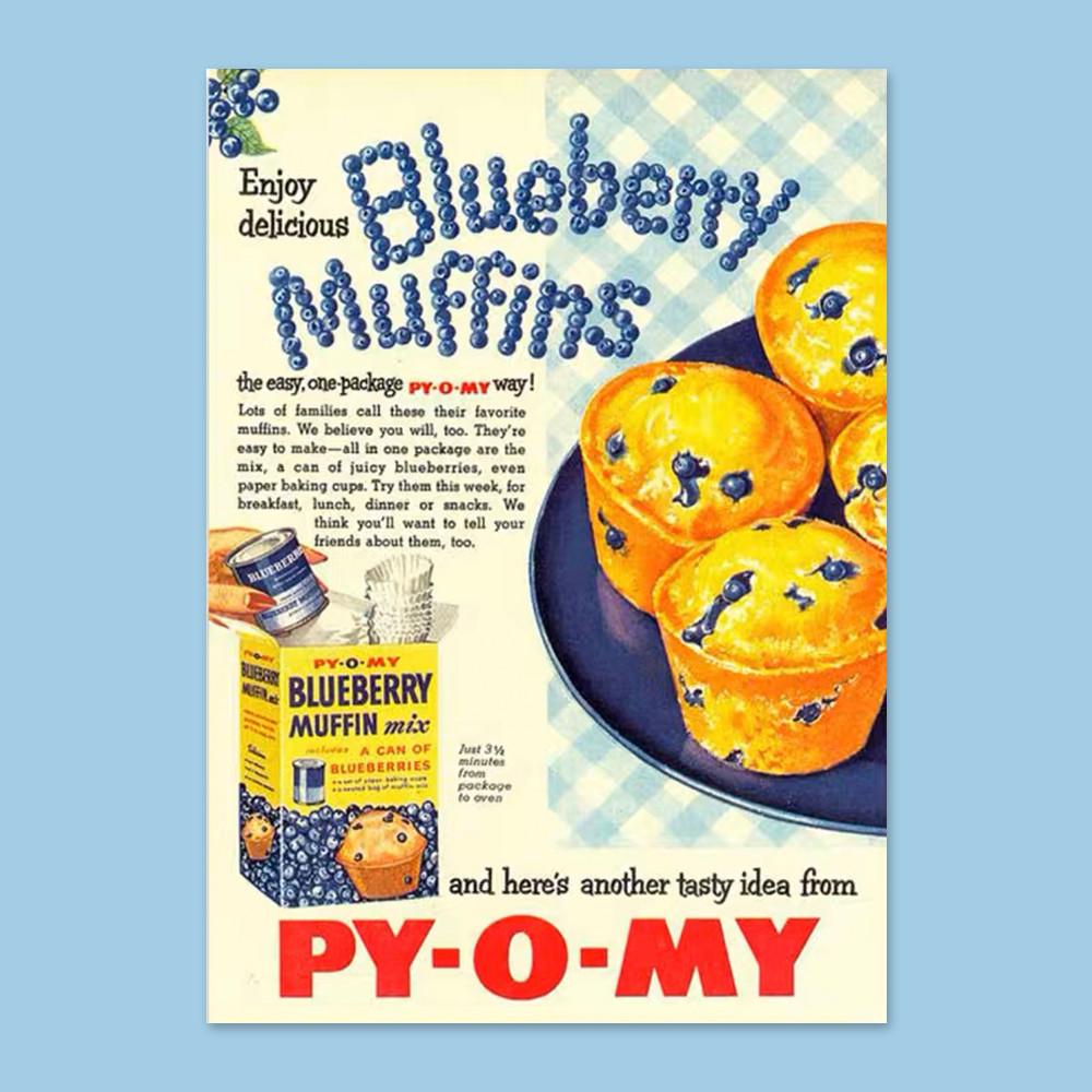 빈티지 케이크 포스터 3탄 홈카페 디저트 레시피 매장 인테리어 레트로 미국 감성