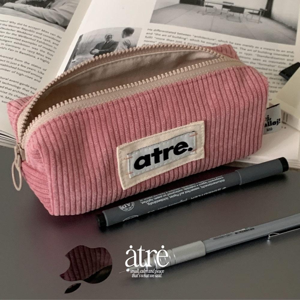 [4차][1/18이후발송]Lykke pencil case_corduroy pink