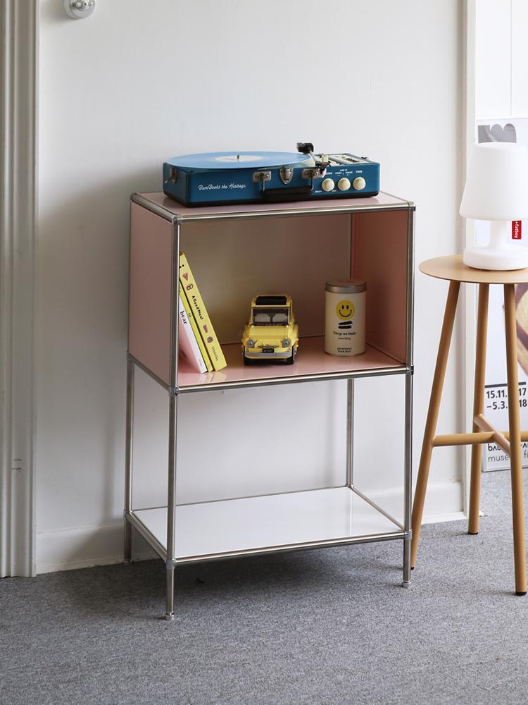 DIY 모듈 가구 미드센추리 모던 3단 책장 수납 선반 거실장 3X1열 520패널